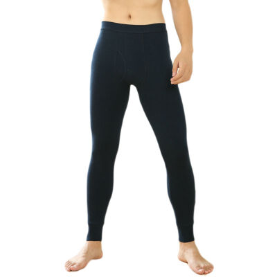 

Mens Thermal Underwear Pants Sleep Bottom Autumn Winter Cotton Warm Underwear Long Pants Men Solid Slim Thermal Underwear Pants