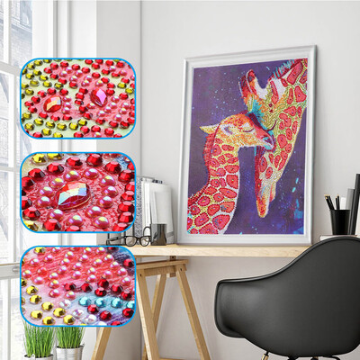 

Toponeto Special Shaped Diamond Painting DIY 5D Partial Drill Cross Stitch Kits Crystal