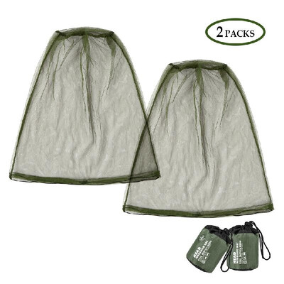

Lixada Mosquito Mesh Net Protective Head Cover Insect Gnat Bee Repellent Netting Outdoor Gardening Bee Keeping Head Screen