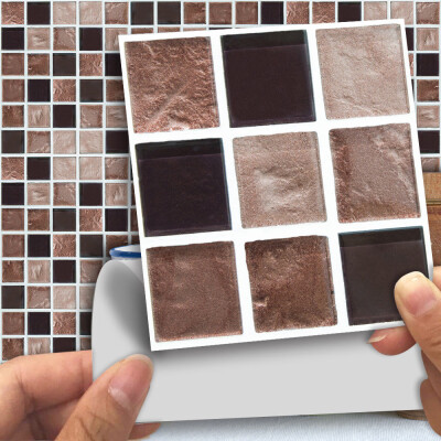 

〖Follure〗18Pcs Multi Mosaic Tile Sticker DIY Transfer Kitchen Bathroom Various Colours A