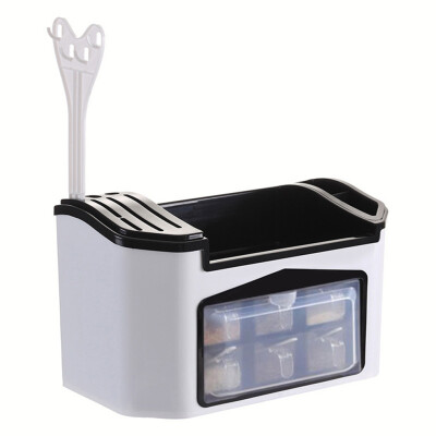 

Toponeto Seasoning Rack Spice Pot Box Storage Container Condiment Jar Kitchen Home Tool
