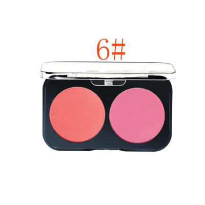 

2 Color Natural Face Blusher Powder Rouge Makeup Cheek Blusher Powder Minerals Palettes Blusher Palette Cream