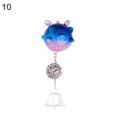 

Lovely Spring Flying Pig Wind Chimes Hanging Ornament Home Car Desktop Decor