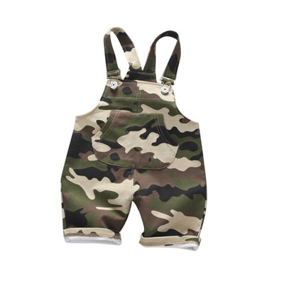 

Toddlers Baby Boys Girls Suspender Pants Children Cotton Camouflage Pattern Pants Overalls Trouserss