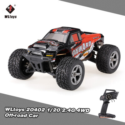 

WLtoys 20402 120 24G 4WD Off-road Car Electric Cross-country Vehicle RC Crawler RTR