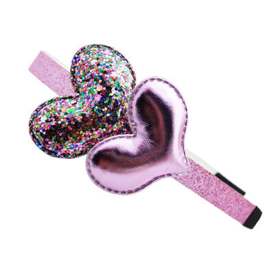

Kids Girls Cute Sequin Star Heart Hair Accessories Girls Princess Style Party Headband Hair Band
