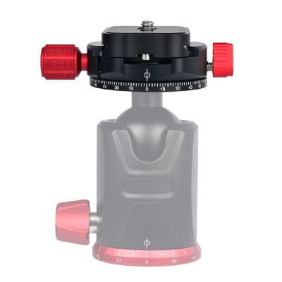 

Andoer PAN-C3 Panoramic Tripod Head Clamp Adapter Aluminum Alloy with Quick Release Plate for Arca-Swiss AS Standard QR Plates