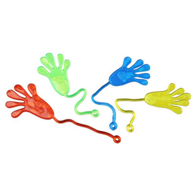 

Random Color Sticky Palm Kids Sticky Hands Palm Party Toys Slime Viscose Climbing Novelty Awards Birthday Wedding Gift 10 Pcs