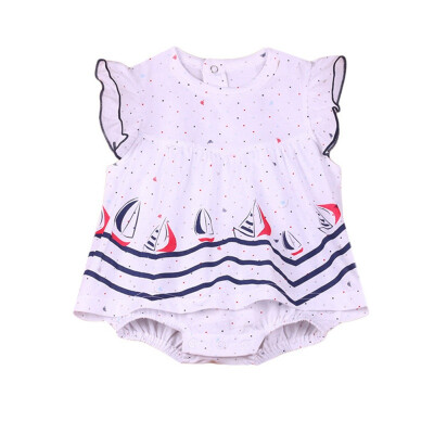 

0-18M Summer High Quality New Baby Girl Clothes 2018 Baby Girls One-piece Dress Newborn Baby Clothes Infant Cotton Jumpsuits