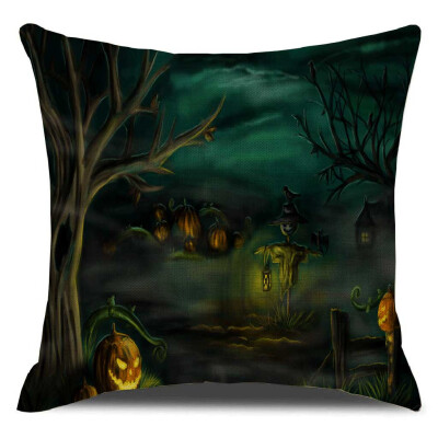 

〖Follure〗Halloween Pumpkin Pillow Cover Pillowcases Decorative Sofa Cushion Cover