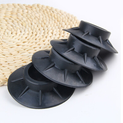 

4Pcs Non Slip Rubber Furniture Anti Vibration Feet Pads Washing Machine Black