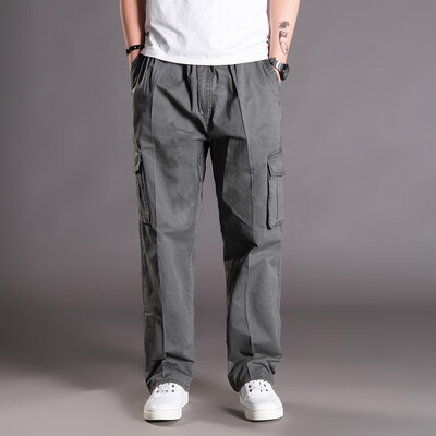 

Gobestart Mens Casual Fashion Loose Plus Size Outdoors Sports Trousers Long Pants