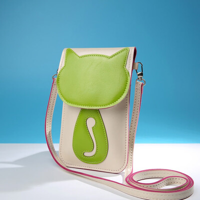 

1Pcs Cross-Body Touch Screen Cell Phone Wallet Shoulder Bag Leather Pouch Case