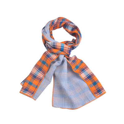 

Autumn Winter Casual Fashion Baby Plaid Printing Scarf Childrens Warm Neckerchief