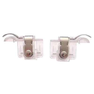 

1 Pair Transparent Mobile Game Controller Sensitive Shoot Aim Buttons Replacement for PUBG Mobile Game Joystick