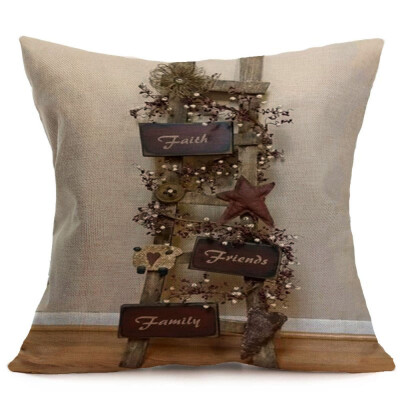 

Tailored Happy Fall Thanksgiving Day Soft Linen Pillow Case Cushion Cover Home Decor