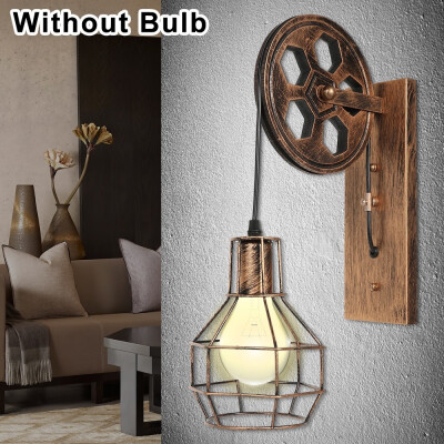 

Willstar Vintage Iron Interior Wall Light E27 Accessory Flexible Retro Bedroom Wall Lamp Industrial Wall Lift