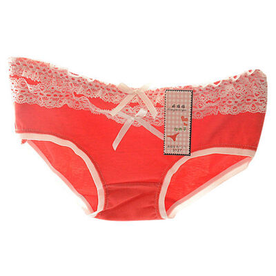

Women Cotton Briefs Sexy Lace PantIes Bow Underwear Ladies Cute Underpants Calcinha 14 Colors