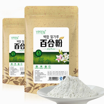 

C-TS024 New Arrial 100g White Lily Flour 100 Purely Natural Organic Lily Powder No Pigment Great Tea for human