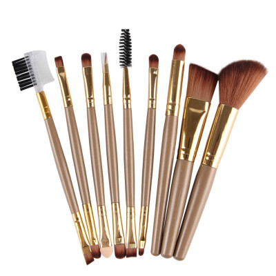 

Newest 9pcsSet Pro Makeup Brush Kit Foundation Powder Eyebrow Eye Shadow Brushes Tool