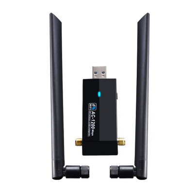 

USB WiFi Adapter Receiver 1200Mbps High Speed Dual Band 24G58G USB 30 Dual Detachable Antennas