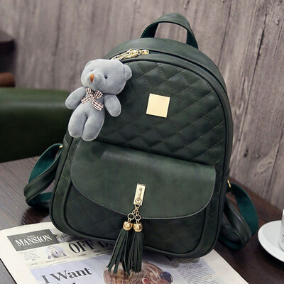 

School BagsWomen Composite Bag Pu Backpack With High Quality
