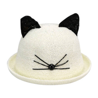

Fashion Cute Cartoon Cat Baby Boys Girls Hat Soft Sun Cap Baby Summer Hats Newborn Baby Boy Caps