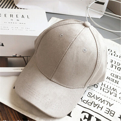 

Hard Korea solid color suede hip - hop cornice baseball cap men&women autumn&winter sun - shading cap tide wholesale