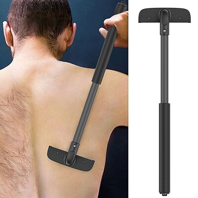 

Back Hair Shaving Razor Body Hairs Shaver Removal Retractable Handle for Men&Women