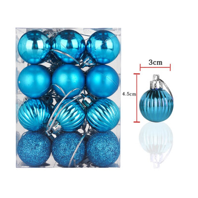 

Siaonvr 30mm Christmas Xmas Tree Ball Bauble Hanging Home Party Ornament Decor 24PC