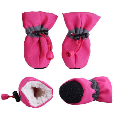 

Pet Supplies Winter Warm Soft Cashmere Anti-skid Rain Shoes for Pet Dog