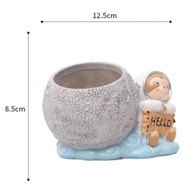 

Resin Sloth Flower Pots Creative Succulent Flower Planter Eco-friendly Design Flower Pot Home Garden Bonsai Pot Home Decor