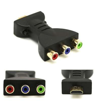 

HDMI Male to 3 RCA Video Audio AV Adapter Component Converter for HDTV DVD