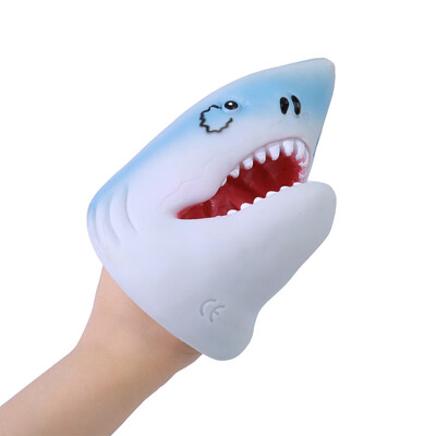 

YIWULAShark Soft Hand Puppet Baby Infant Kid Toy For jaws Cake Decoration Topper
