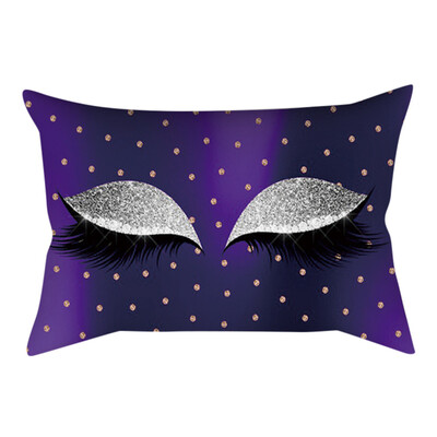 

〖Follure〗Eyelash Out Soft Velvet Cushion Cover 30x50cm Marble Pillow Cases