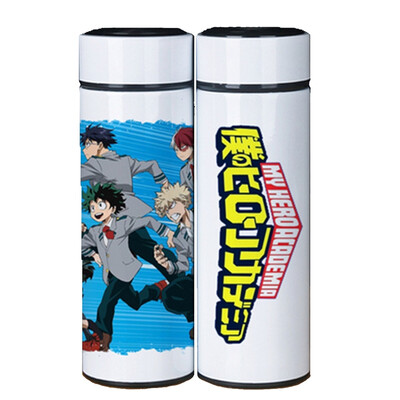 

CAR-TOBBY Anime My Hero Academia 350ml Thermos Vacuum Cup Water Bottle Mug Cosplay Gift