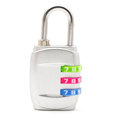 

Mini Travel 3 Digit Code Padlock Safe Combination Gym Baggage Suitcase Lock Padlock Lock