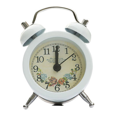 

Popular Clock Small Bed Alarm Clocks Creative Cute Mini Metal Small Alarm Clock Desk Alarm Clock Lovely Toy For Bedroom Home