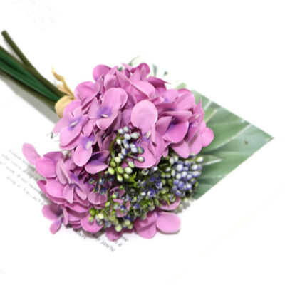 

2019 Artificial Flowers 1PC Hydrangea Bouquet for Home Decoration Flower Arrangements Wedding Party Decor