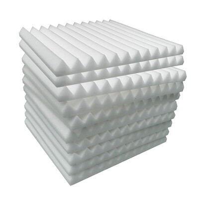

10PCS 3D Acoustic Foam Panel Absorption Sponge Studio Soundproof Sound Insulation Sponge Accessories Stickers