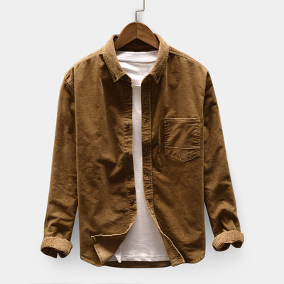 

Mens Casual Solid Long Sleeves Button Coat Loose Lapel Collar Outwear Jacket