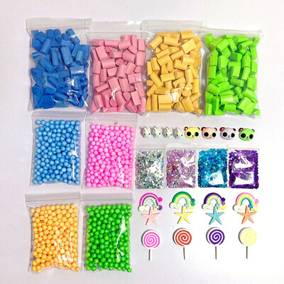 

YIWULABeads Craft Slime Kit Foam Beads Styrofoam Balls Tools For DIY Slime Making