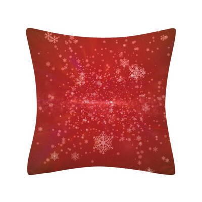 

Tailored Christmas Pillow Case Glitter Polyester Sofa Throw Cushion Cover Home Decor