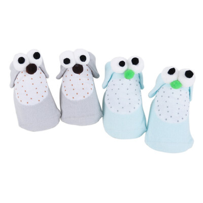 

Baby Boys Girls Socks Stereo Eyes of Penguin Socks Kids Soft Cotton Cute Socks for Kids 0M-12M