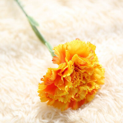 

Gobestart Artificial Fake Flowers Carnations Floral Wedding Bouquet Party Home Decor