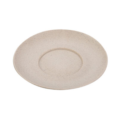 

Wheat Straw Round Plates Lightweight Unbreakable Dinner Dessert Degradable Dishes For Fruit Snack