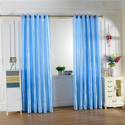 

Gobestart Fashion Window Curtains Solid Color Window Treatment Panels Door Drape