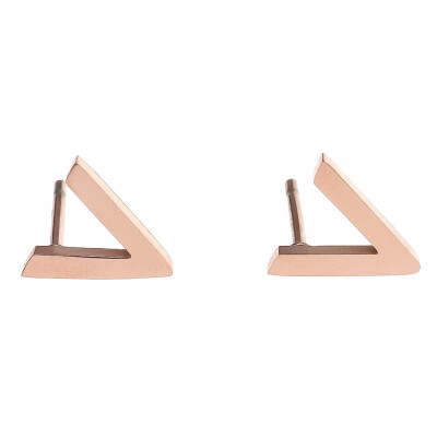 

Stainless Steel Stud Earring For Women Man V Word Lovers Earring Jewelry Gift