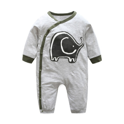 

New Casual Romper Infant Lovely Elephants Long Sleeve Children s Outdoor Clothes Spring&Autumn