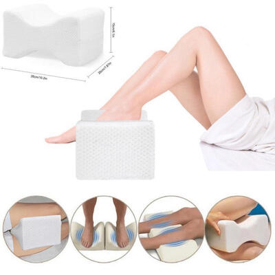 

Memory Foam Leg Pillow Cushion Support Reduce Pain Back Hips Knee Orthopaedic